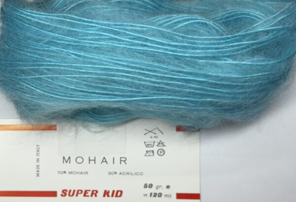 SUPER KID - Mohair Turchese