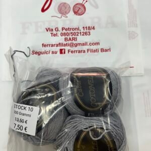 Stock 10 - COTONELLO GRIGIO 300GR.